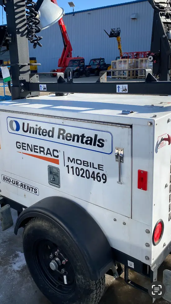 2019 Generac MLT3060MV Towable Light Tower