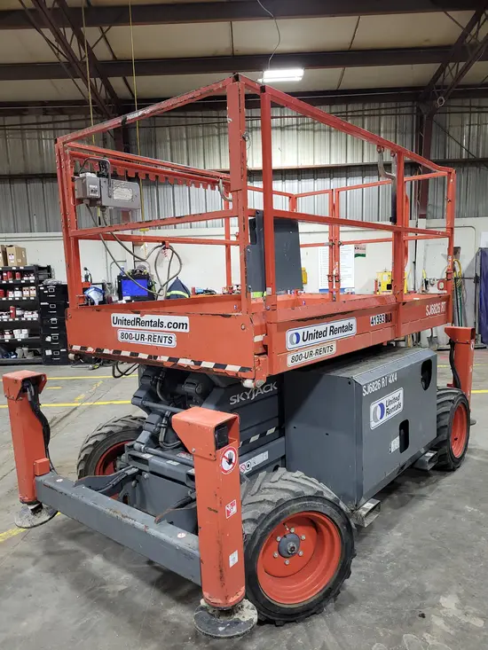 2017 Skyjack SJ6826RT Rough Terrain Scissor Lift