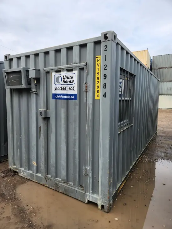 2018 MOBILE TRL 20' OS GLO Ground-Level Office Container