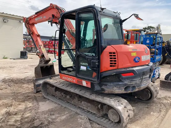 2018 Kubota KX080-4SR3 Mini Excavator