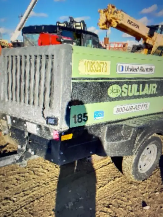 2018 Sullair 185DPQ-KU-T3 Air Compressor