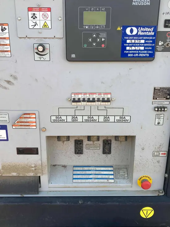 2018 Wacker Neuson G70 T3 Diesel Generator