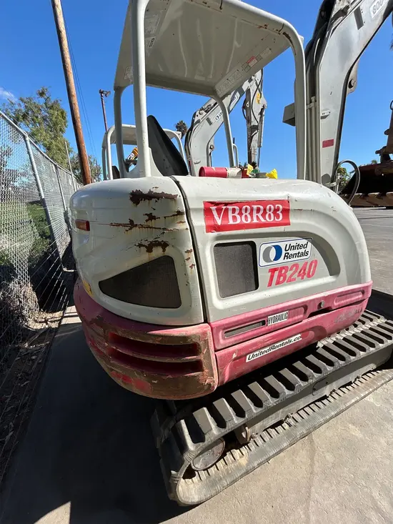 2017 Takeuchi TB240R Mini Excavator