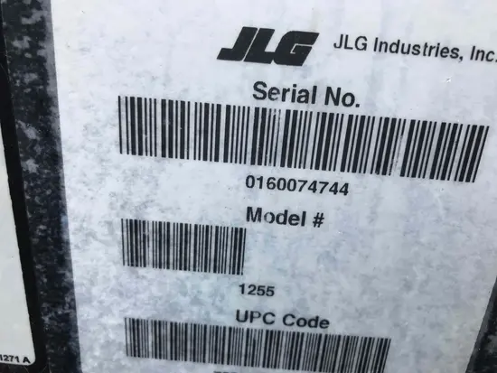2016 JLG 1255 Forklift