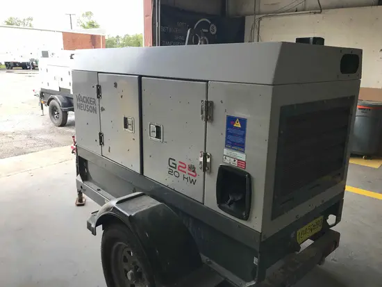 2016 Wacker Neuson G25 T4F Diesel Generator