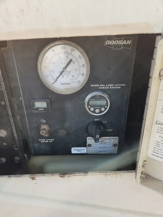2018 Doosan C185WDZ-T4F Air Compressor