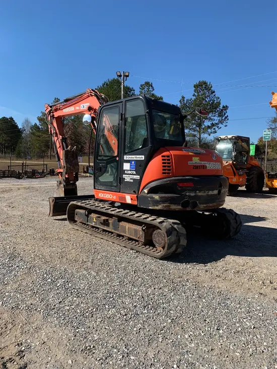2019 Kubota KX080-4SR3A Mini Excavator
