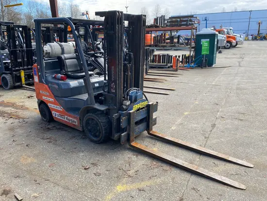 2018 Toyota 8FGU25 Warehouse Forklift