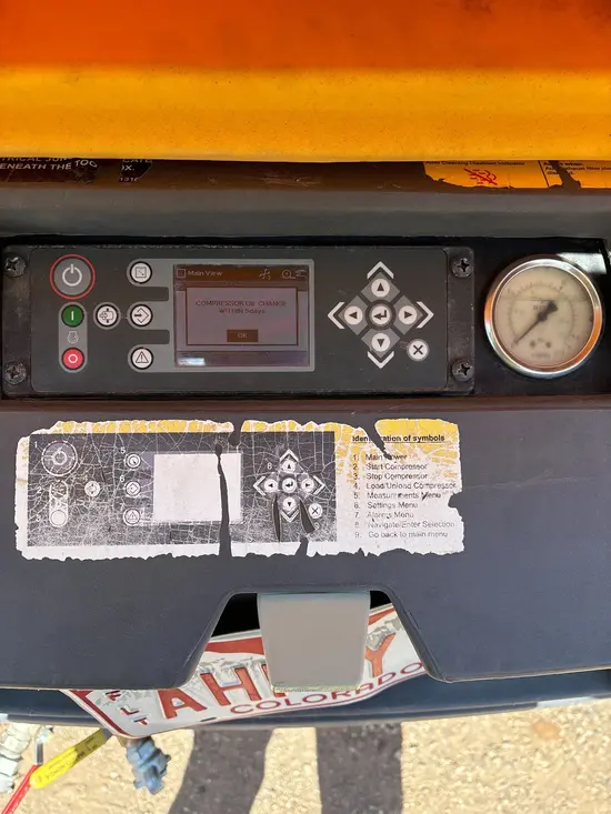 2016 Atlas Copco XAS185 Air Compressor