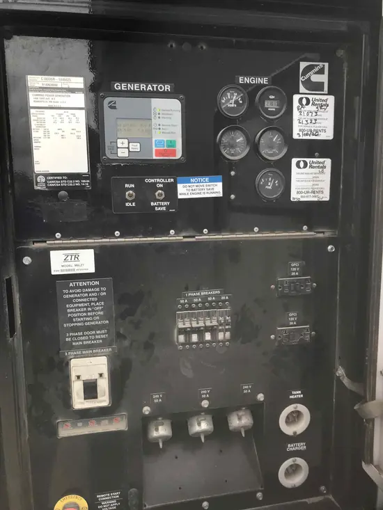 2014 Cummins C100D6RG Diesel Generator