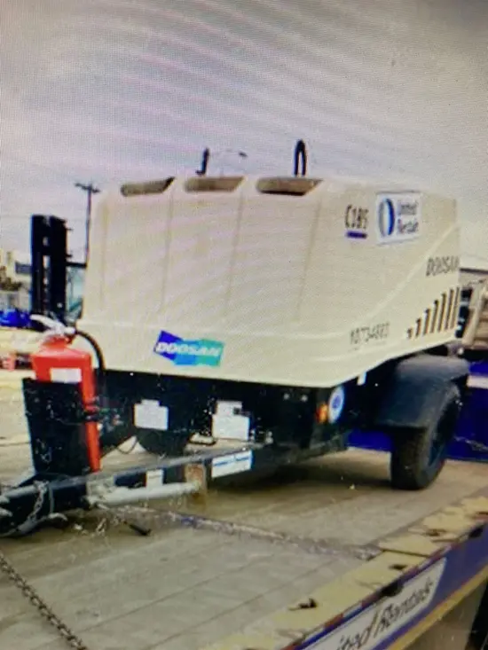 2018 Doosan C185WKU-T4I Air Compressor