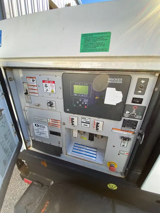 2017 Wacker Neuson G25 T4F Diesel Generator