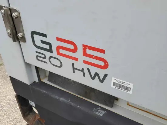 2017 Wacker Neuson G25 T4F Diesel Generator