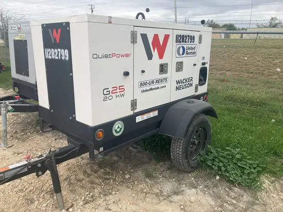2021 Wacker Neuson G25 T4F Diesel Generator