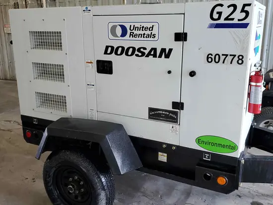 2018 Doosan G25WDO-T4F Diesel Generator