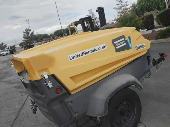 2017 Atlas Copco XAS185KD7FT4PE Air Compressor