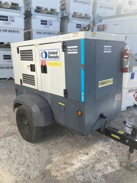 2017 Atlas Copco QAS 45 T4F Diesel Generator