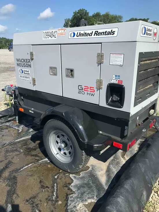 2019 Wacker Neuson G25 T4F Diesel Generator
