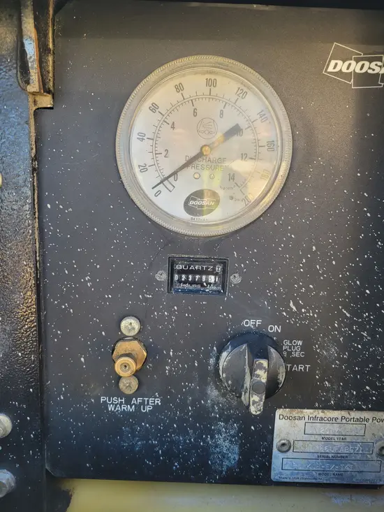 2017 Doosan C185WKU-T4I Air Compressor