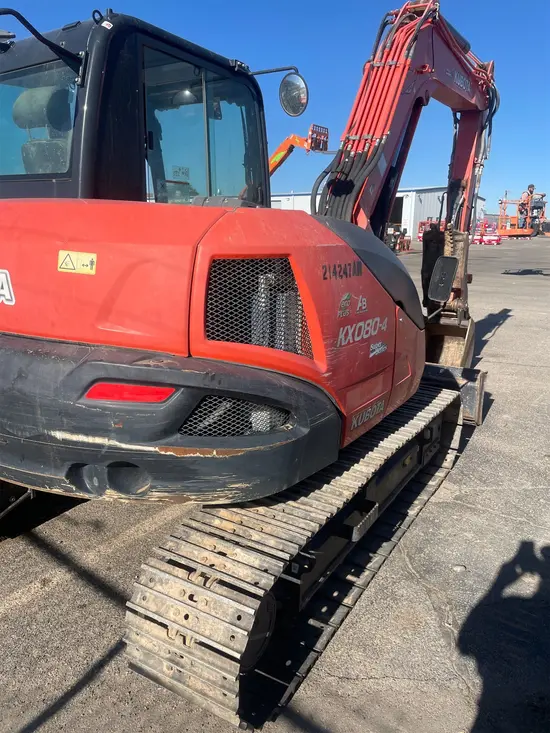 2018 Kubota KX080-4SS3A Mini Excavator