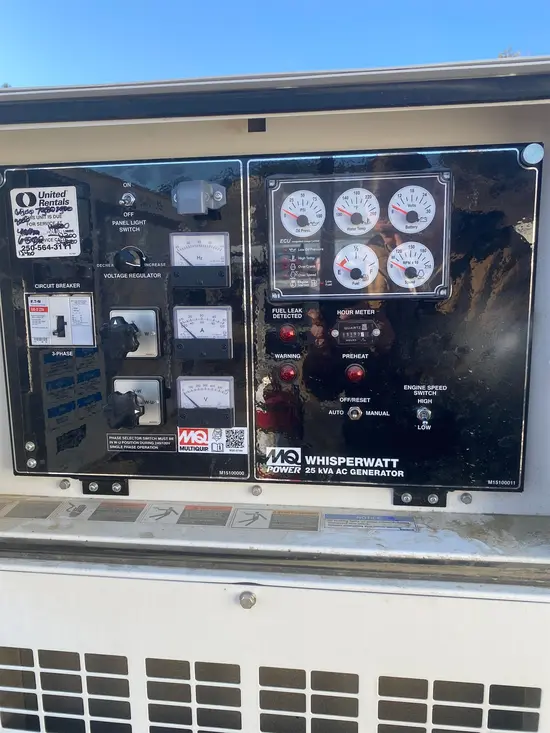 2022 Multiquip DCA25SSIU4F Diesel Generator