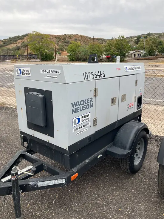 2018 Wacker Neuson G25 T4F Diesel Generator