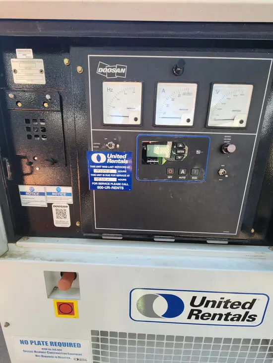 2018 Doosan G25WDO-T4F Diesel Generator
