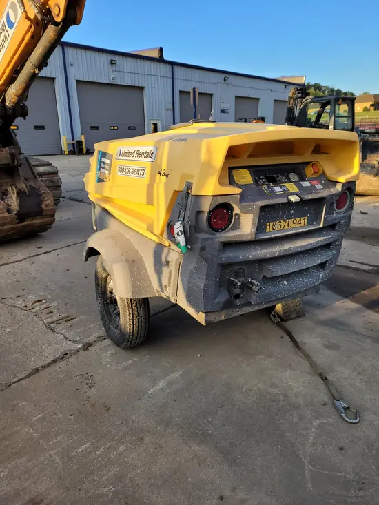 2017 Atlas Copco XAS185KD7 T4F Air Compressor
