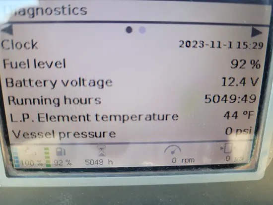 2017 Atlas Copco XAS440JD T4F Air Compressor