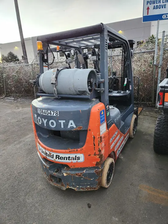 2019 Toyota 8FGU25 Warehouse Forklift