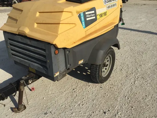 2017 Atlas Copco XAS185KD7 T4F Air Compressor