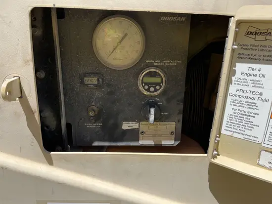 2018 Doosan C185WDZ-T4F Air Compressor