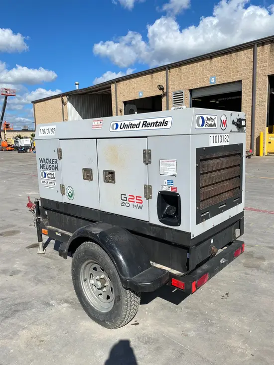 2019 Wacker Neuson G25 T4F Diesel Generator