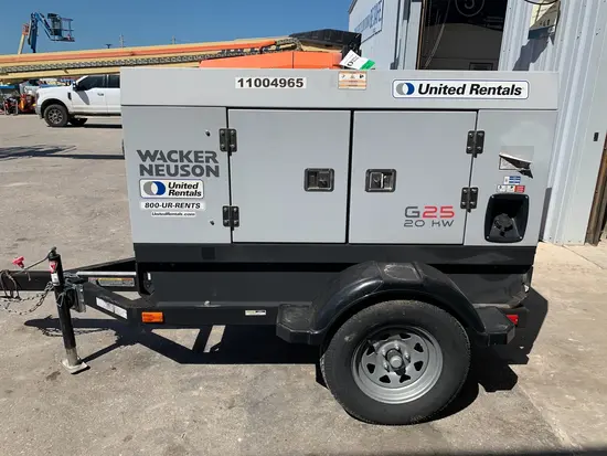 2019 Wacker Neuson G25 T4F Diesel Generator