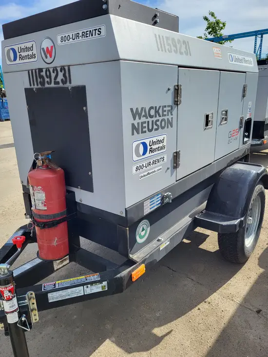 2021 Wacker Neuson G25 T4F Diesel Generator