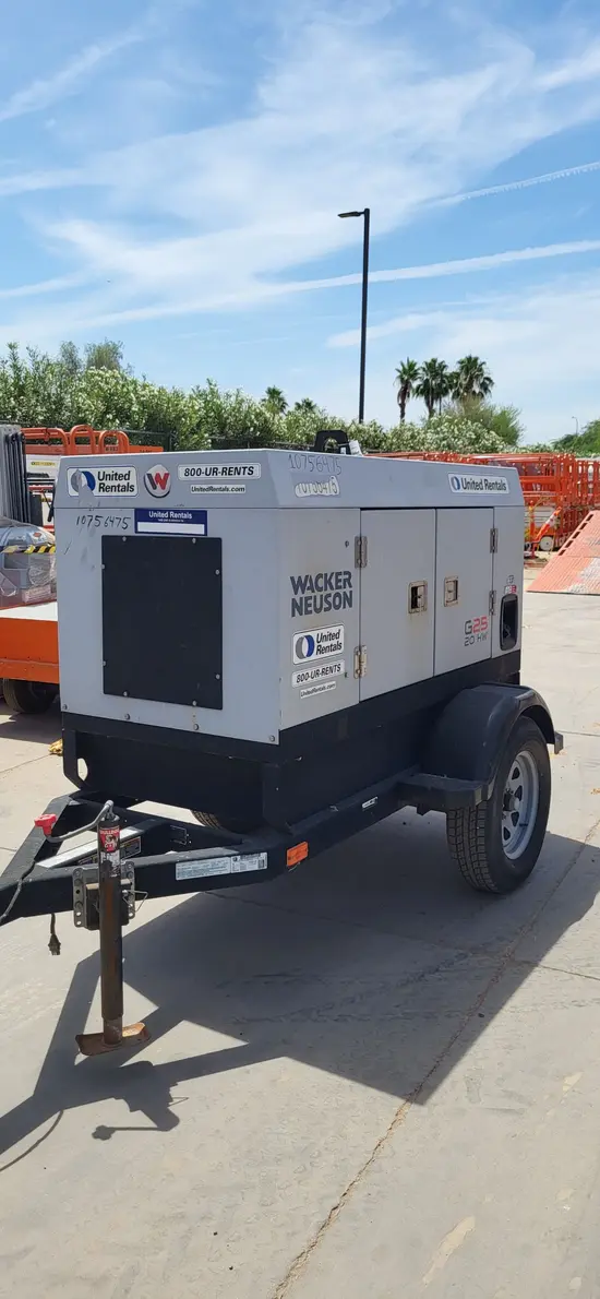 2018 Wacker Neuson G25 T4F Diesel Generator