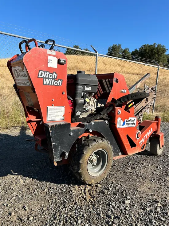 2017 Ditch Witch C14 Walk-Behind Trencher