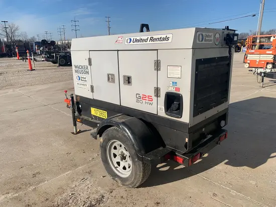2018 Wacker Neuson G25 T4F Diesel Generator