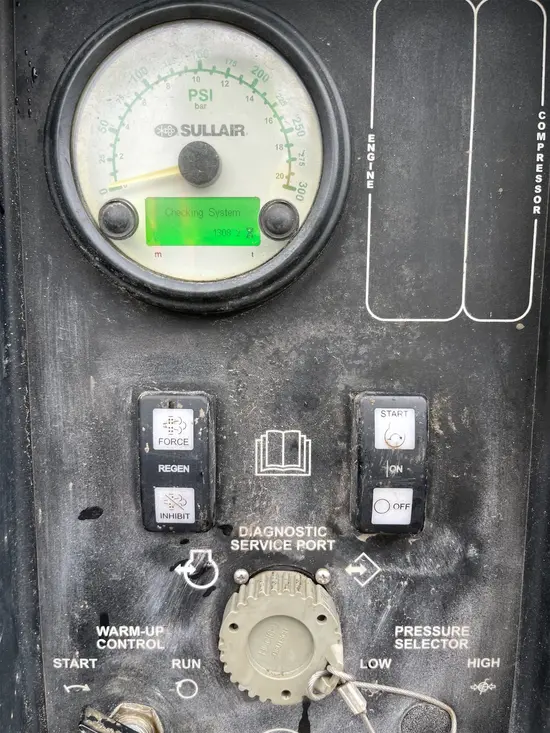 2017 Sullair 185D DPQ KU T4F Air Compressor