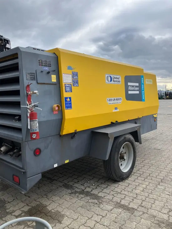 2017 Atlas Copco XATS 750 JD8 Air Compressor