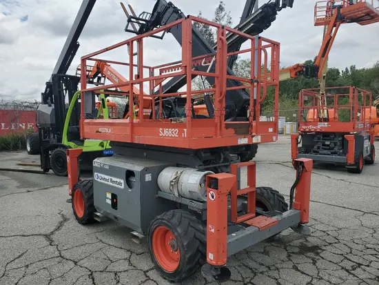 2017 Skyjack SJ6832RT Rough Terrain Scissor Lift