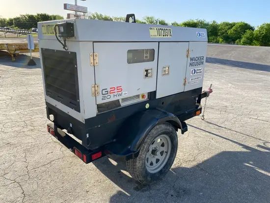 2018 Wacker Neuson G25 T4F Diesel Generator