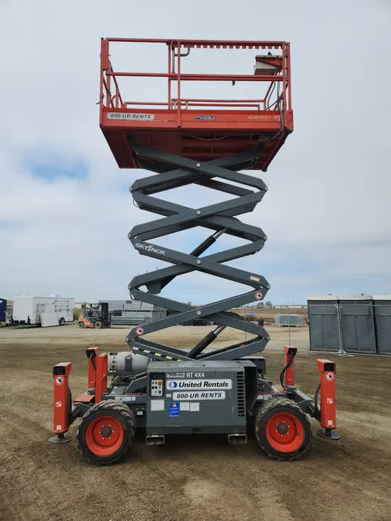2017 Skyjack SJ6832RT Rough Terrain Scissor Lift
