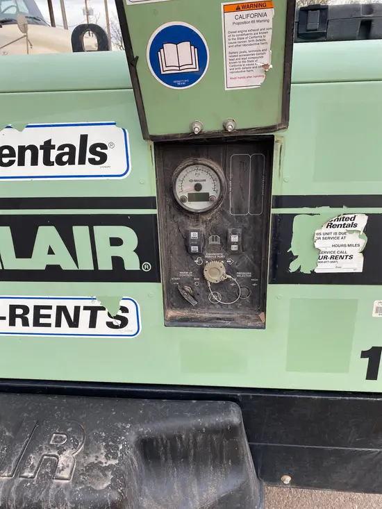 2017 Sullair 185DPQ-KU-T3 Air Compressor