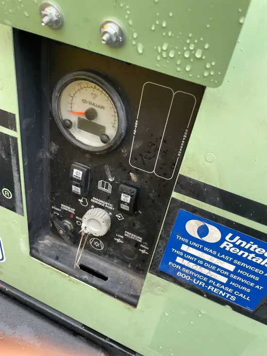 2018 Sullair 185DPQ-KU-T3 Air Compressor