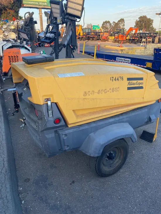 2016 Atlas Copco XAS185KD7FT4PE Air Compressor
