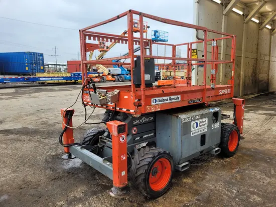 2017 Skyjack SJ6826RT Rough Terrain Scissor Lift