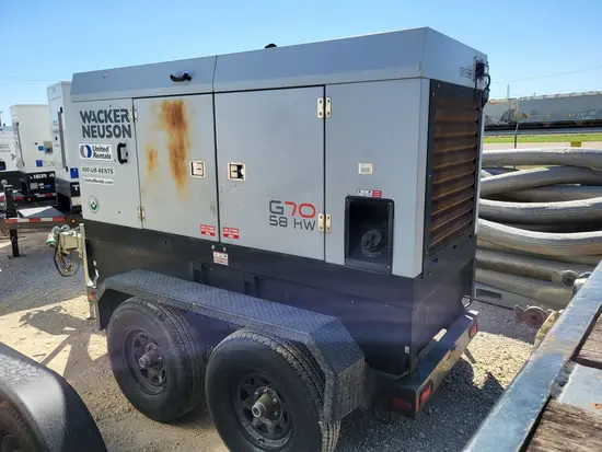 2018 Wacker Neuson G 70 Diesel Generator