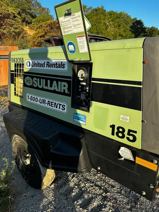 2017 Sullair 185DPQ-KU-T3 Air Compressor