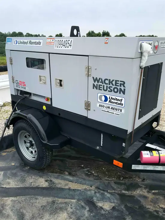2019 Wacker Neuson G25 T4F Diesel Generator